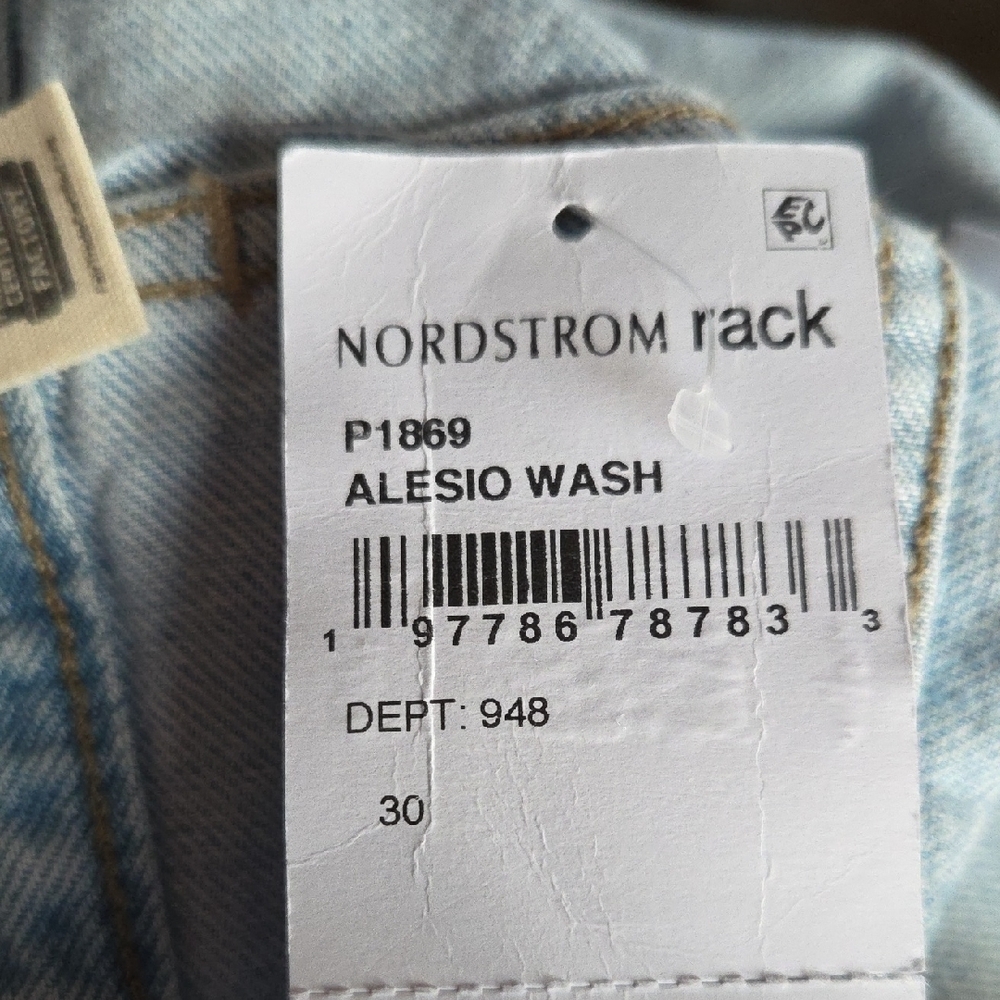 Madewell Super Wide Leg Light Blue Jeans - Picture 7 of 7